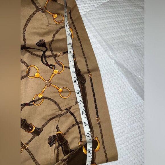 Talbots nwot! skirt with equestrian bridle… - Picture 6 of 7